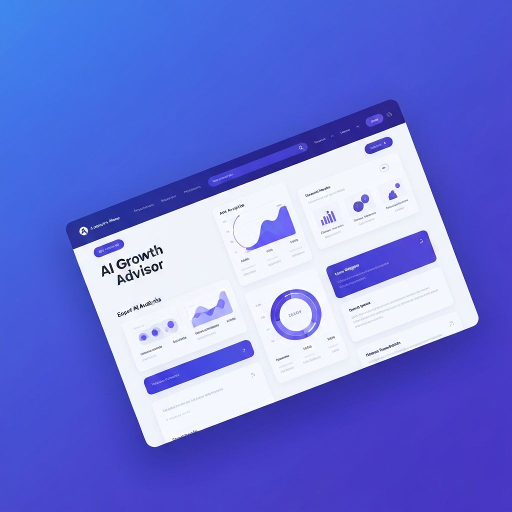 AI Growth Advisor website screenshot