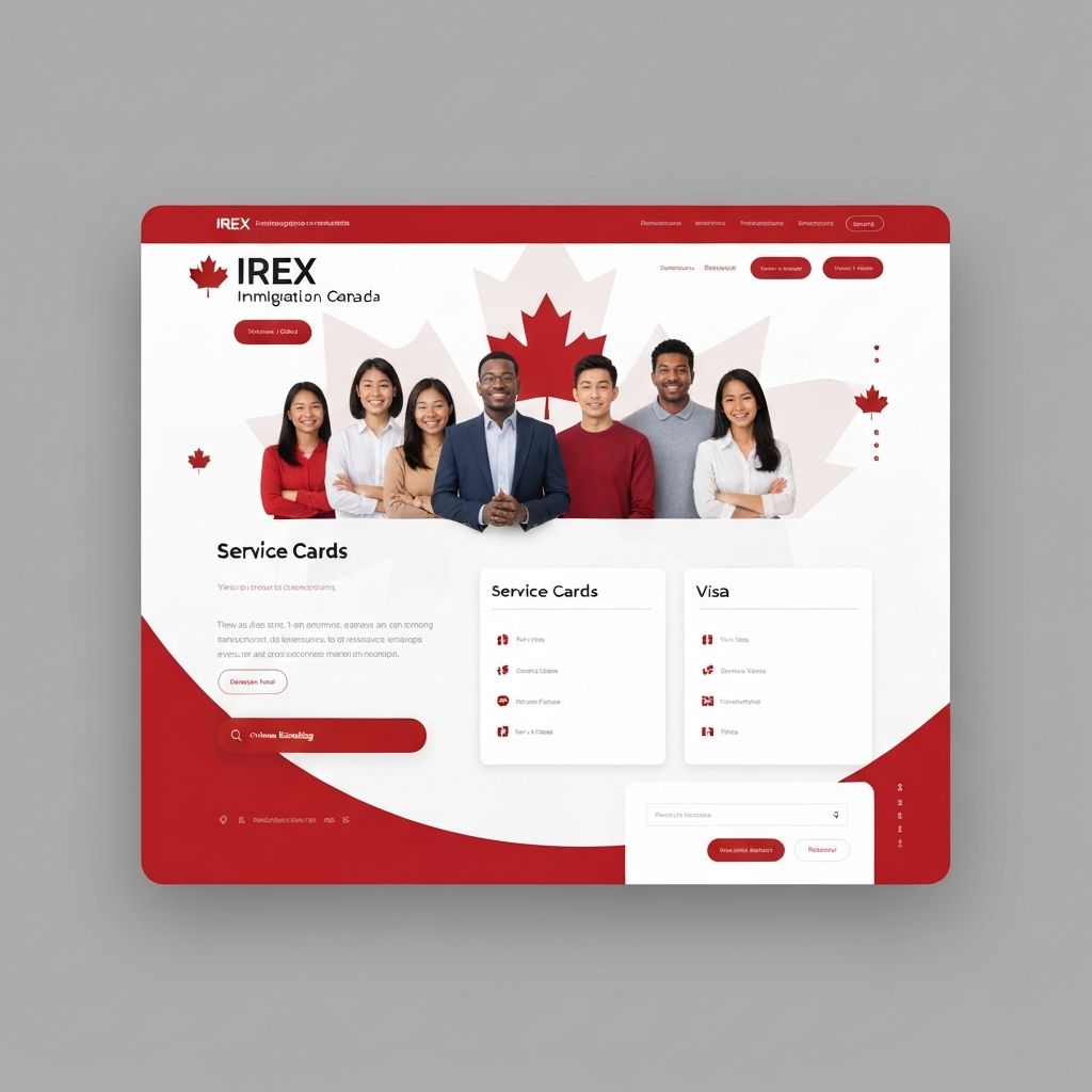IREX Immigration website screenshot