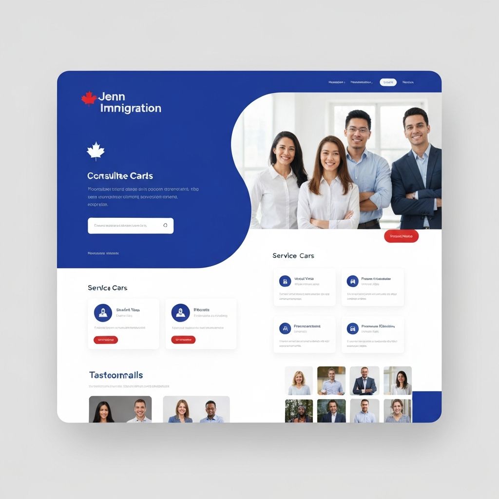 Jenn Immigration website screenshot